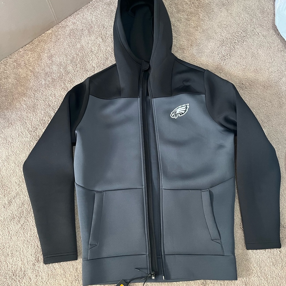 Eagles Antigua Black and Gray Jacket